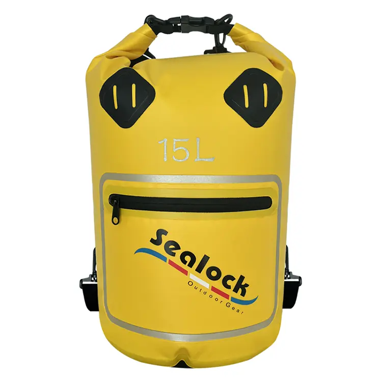 15L/20L IPX7 waterdichte droge tas met transparant venster en droog-nat scheiding
