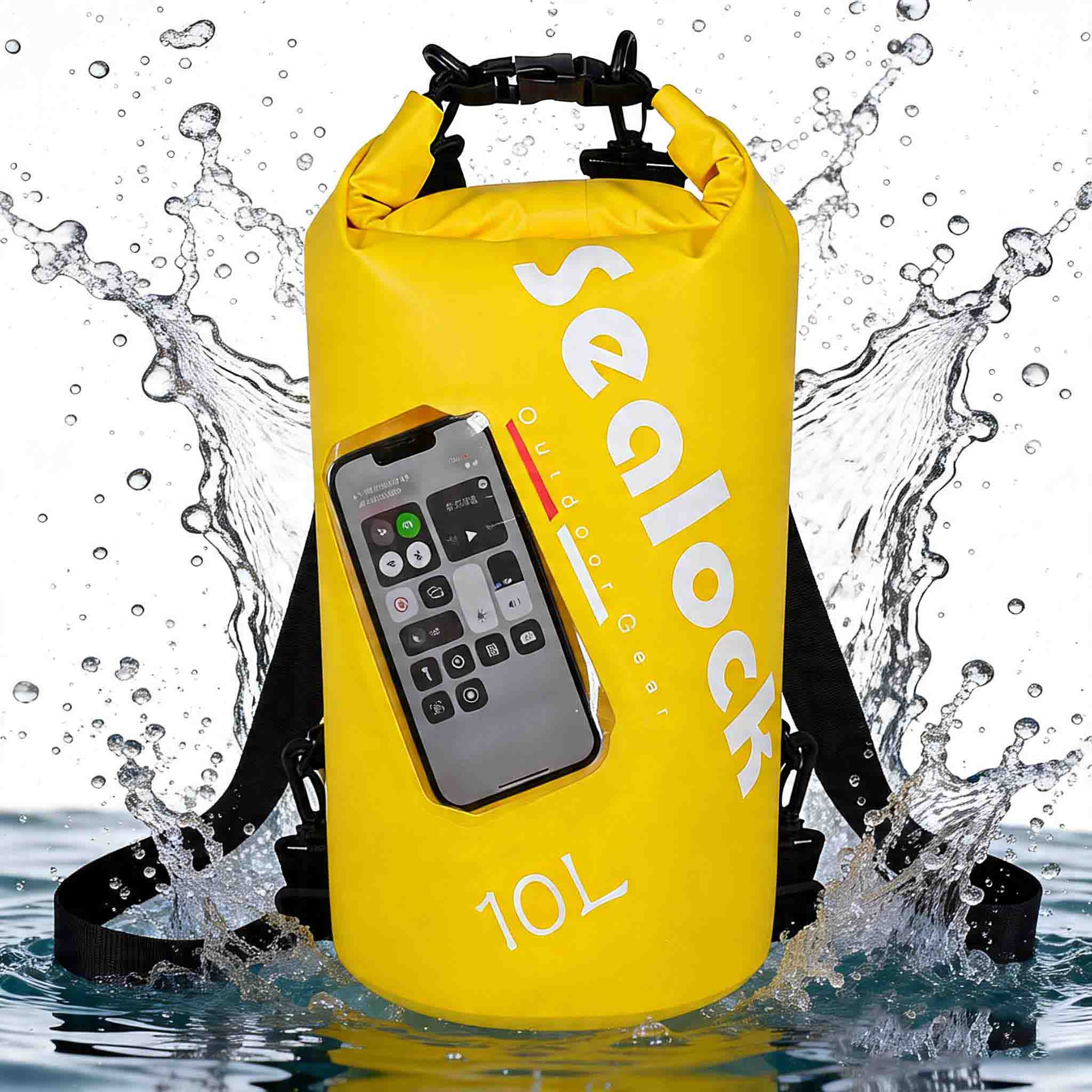 Lichtgewicht waterdichte droge tas voor wandelen - Compact en duurzaam