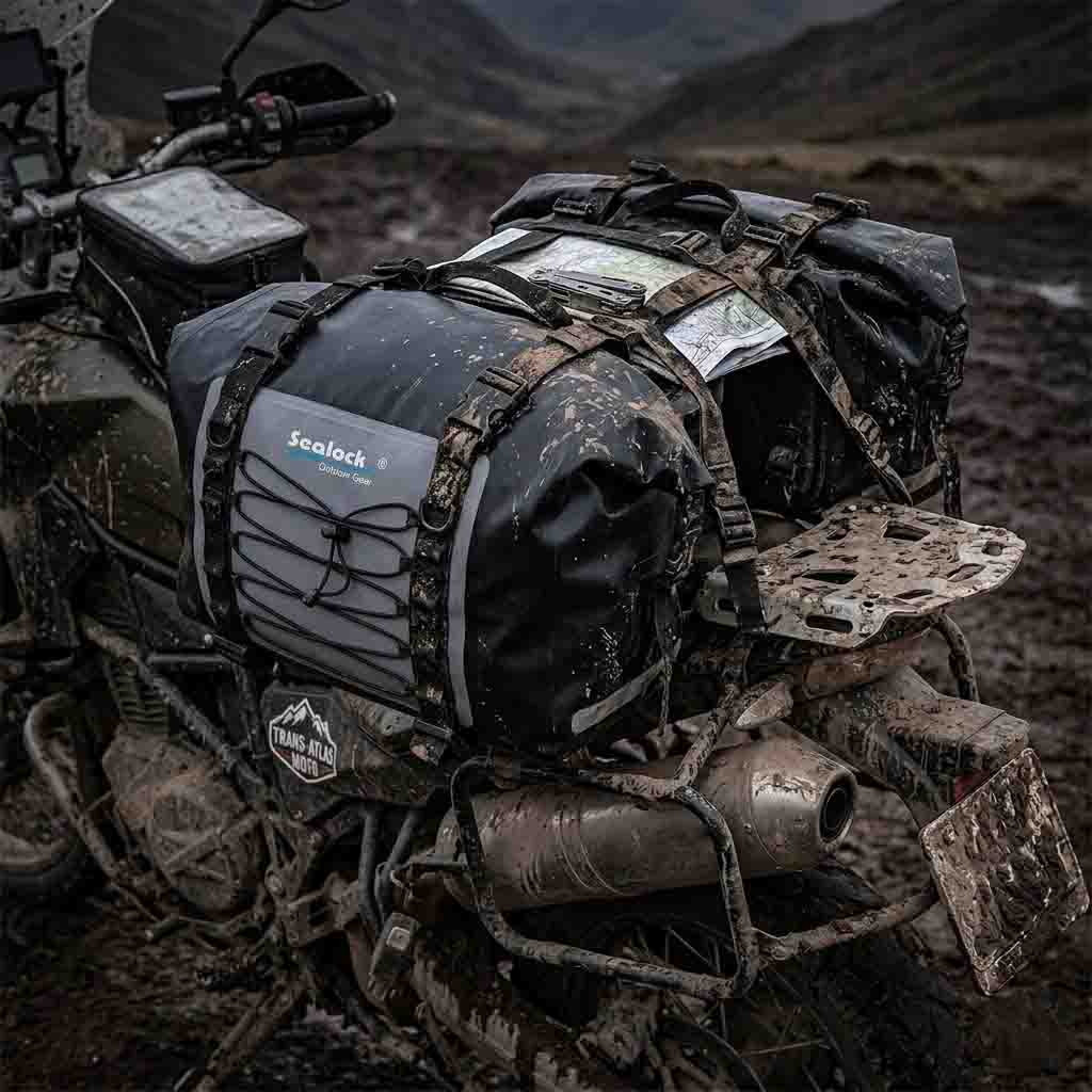 Beste waterdichte motortas: ADV-verpakking en vastbindbare fysica
