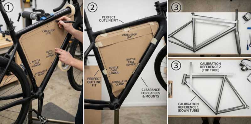 OEM waterdichte fietstassen met aangepast ontwerp