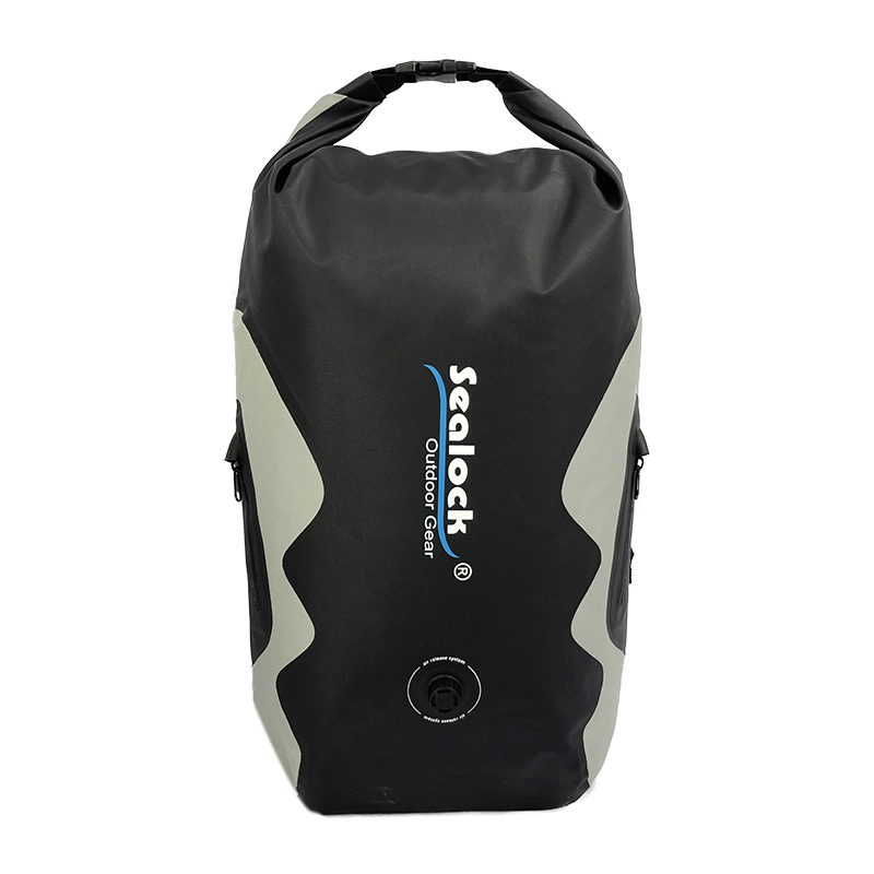 25L waterdichte roll-top droge rugzak met luchtventiel