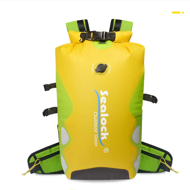 35L waterdichte rugzak met roltop voor wandelen en kajakken