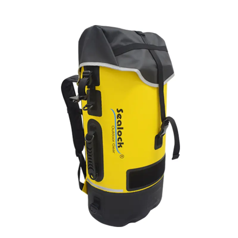 45L / 55L / 65L IPX8 waterdichte speleologierugzak met natuurlijke rubberen afdichting